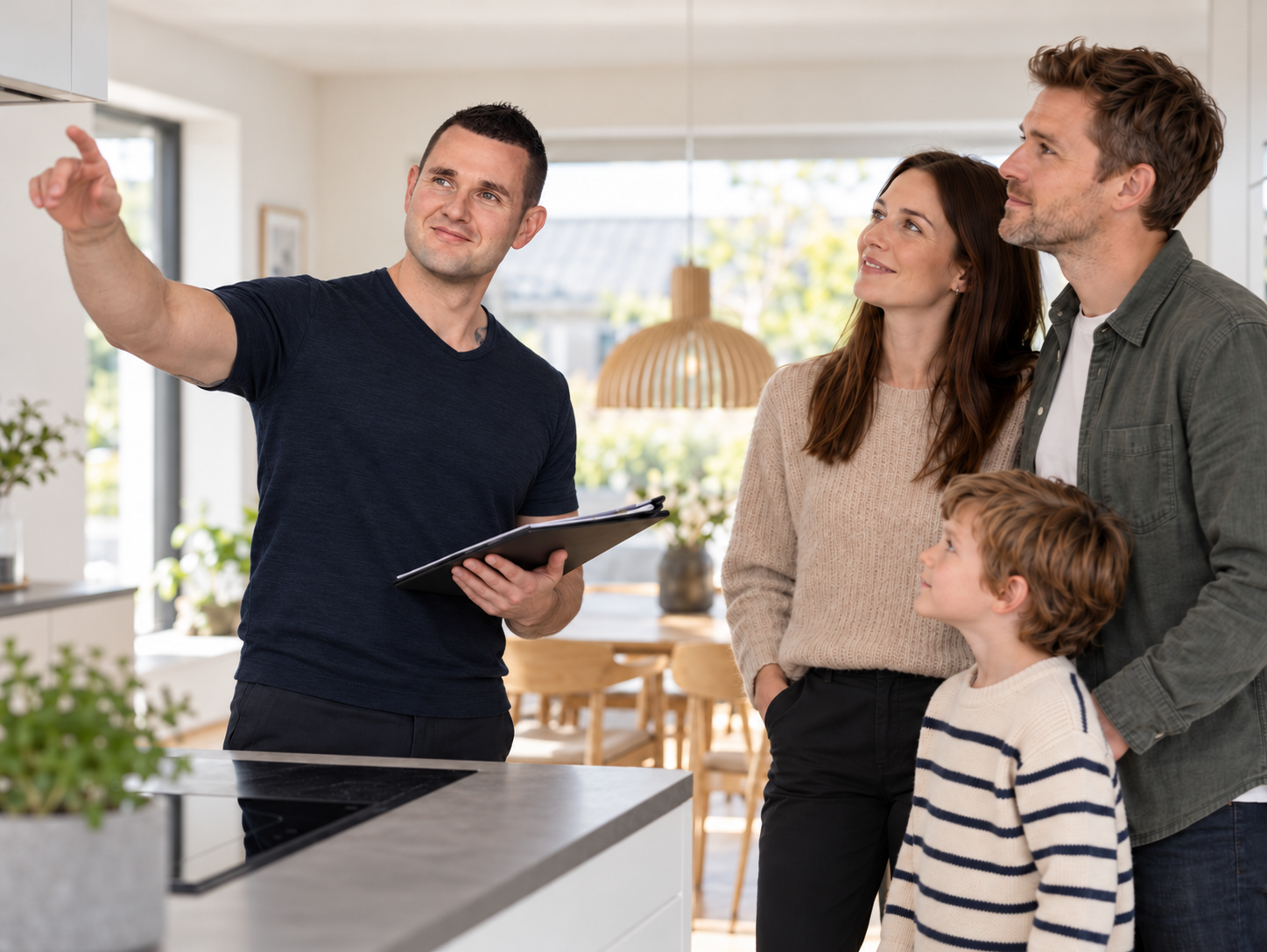 Overtagelse af nøglerne til et nyt hjem